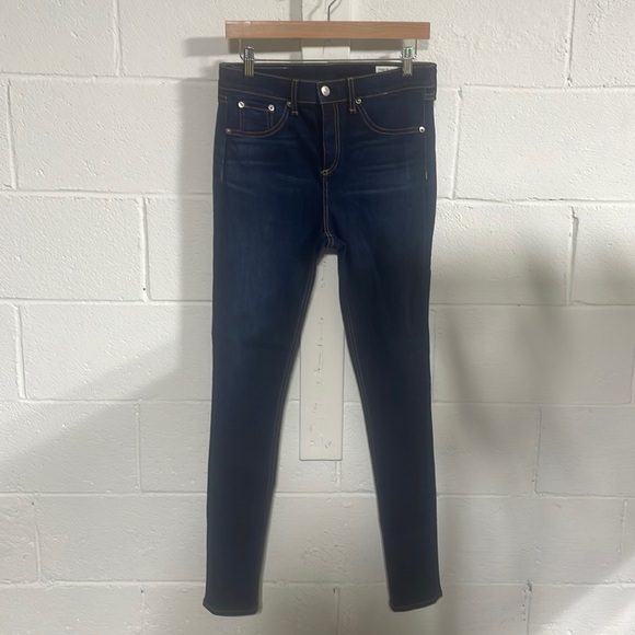 Rag & Bone Blue Skinny Jeans Sz 29 - Picture 1 of 4